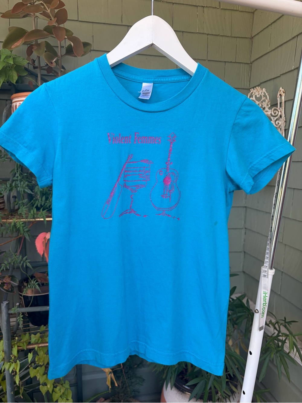 Vintage 2000’s Violent Femmes Teal and Pink T-Shirt